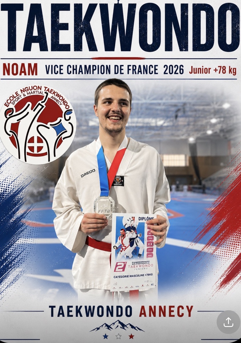 Noam Vice Champion de France 2026