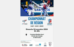 Championnat de Région Cadet-Junior-Sénior